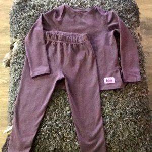 REI polyester/ spandex blend base layer for cold weather.